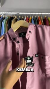 Kemeja Pria Panjang Buat Kuliah Kerja Polos