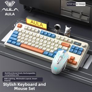 AULA | Ergonomic Bluetooth Office Keyboard and Mouse Set for Women