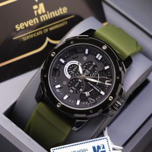 Jam Tangan Pria Seven Minute M729 Tahan Air Rubber Garansi Resmi 1 Tahun