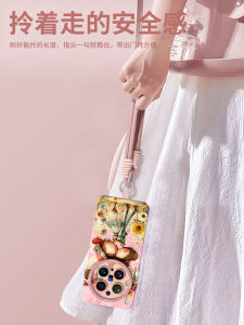 Fabiio Vivox300pro Phone Case New X200promini Silicone X100s Korean Japanese Ins Style X200ultra Personalized Oil Painting Couple Lanyard Protective Cover