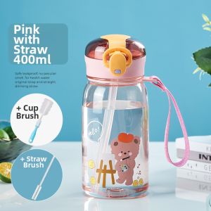 GIANXI | Portable School Water Bottle with Straw