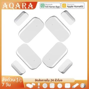 Aqara เซ็นเซอร์ประตูหน้าต่าง Zigbee การเชื่อมต่อไร้สายสมาร์ทประตูบ้านเปิดปิดเครื่องตรวจจับ REMOTE ALARM ทํางานสําหรับ Xiaomi mijia APP