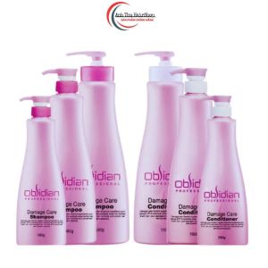 Dầu Gội Và Dầu Xả Obsidian Damage Care Shampoo And Conditioner Phục Hồi Tái Tạo Tóc Chuyên Sâu