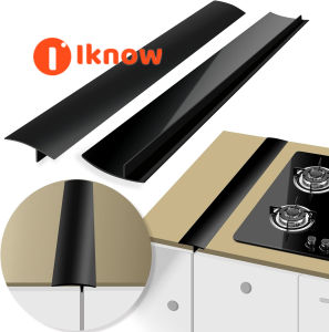 I know Gap Filler for Stove and Counter- Kitchen Stove Counter Gap Cover Silicone Gap Cover Between Stove and Counter 21 Inches Stove Gap Filler Heat Resistant Cover Easy Clean White