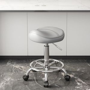 Multi-Functional Kitchen Stool Rotatable Adjustable Wheels
