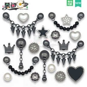 Removable Metal Shoe Buckle Accessory Diamond Decorative Hole Shoe Flower DIY Creative Crcos Shoe Accessories