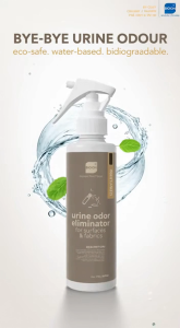 Bioion Urine Odour Eliminator Spray (250ml) | Bio-Enzymatic Stain & Smell Remover Safe for Kids Fabrics & Surface