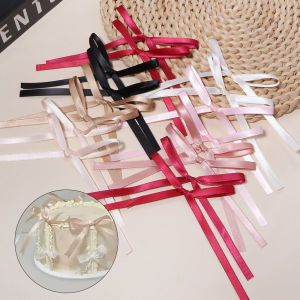 10Pcs/lot Bow Cake Topper Birthday Bowknot Ribbons Coquette Bow Party Bridal Cake Dessert Wedding Gifts Packaging Decoration