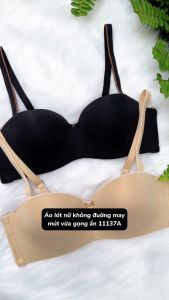 Áo ngực nữ Corèle 11137A cúp ngang mút vừa nâng vừa có gọng ẩn Silicone tháo dây được mặc chắc chắn chống tuột chuẩn an toàn quốc tế OEKO-TEX