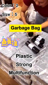 75PCS Biodegradable Trash bag Makapal Garbage Bag Household thickened plastic quality kitchen Garbage Bag 25pcs/Roll Thick Plastic Bag S/M/L/XL/XXL Big Sale Buy 1 Take 2