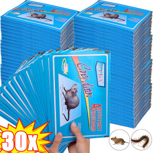 30pcs Large Mouse Glue Traps / Super Sticky Mouse Board / Household Rat Snake Sticky Pad for Indoor & Outdoor