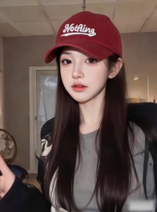 Red Baseball Cap Breathable Sun Hat Fashionable Style Versatile Personalized Clothing Red Duckbill Hat Sun-proof Easy Wear Sports Casual Style Personalized Fashion A Must-have For Lazy People Trendy Fashion Easy to Wear