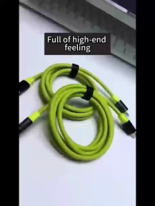 CROWMSTAR 240w Super Fast Charging Type-C Cable Quick Charge Cable For iPh Xiaomi samsumg type-c to type-c Cable