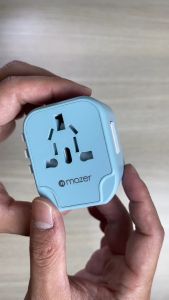 Mazer Infinite 12W/PD20W Travel Adapter with 2 USB-A/ 2 USB-A+1 USB-C World Travel Charger | 2 year warranty
