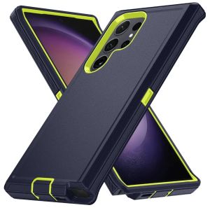 Rugged Military Armor Anti-Drop Phone Case For Samsung Galaxy S26 S25 S24 S23 S22 S21 FE Plus Note 20 Ultra OTT PC+TPU HardCover