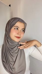 ALMAHIRA SHOP - TURKY SAHWL HIJAB PASHMINA JERSEY PREMIUM KERUDUNG PASHMINA KAOS JERSEY