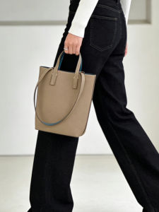 SIFULUN | Fashionable Bicolor Leather Crossbody Handbag