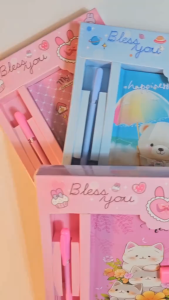 SOS Diary Kunci + Pen 64K/Buku Kenangan/Buku Catatan