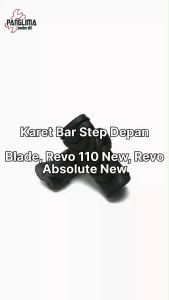 Karet Barstep Depan Blade Lama-Old & Revo 110 New-Absolute & Supra X 125 FI Helm In New Footstep-Foot-Kaki-Bar Step Injekan-Pijakan 1 Set-2 Pcs