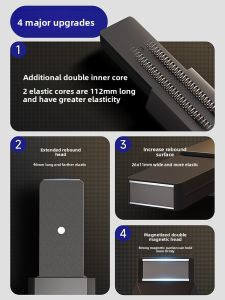 MONLEYTA | German Rebounder Press Invisible Cabinet Door No Handle Heavy Duty Automatic External Open Rebounder Magnetic Absorption Closer