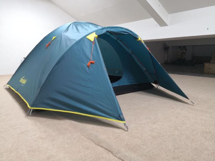 Tendaki tenda camping kapasitas 4 orang borneo 4