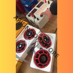 COD HELLA 2 PCS Klakson Mobil Angin 12 Volt Suara Kencang Truk Canter Electric Super Horn 430Hz HL12