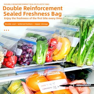 NAIFUNA | Sealable Food-Grade Freezer-Safe Fresh Preservation Bags