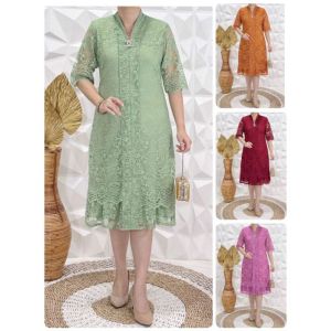 MISS LARIS DRESS KARTINI FREE BROSS FULL FURING PREMIUM