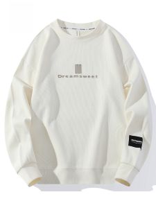 ROMON | Loose Fit Round Neck Long Sleeve Mens Sweatshirt Casual Fashion Urban Style Spring Autumn New Arrival Printed T-shirt