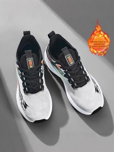 MINGTI | Waterproof Shock Absorption Leather Mens Running Shoes
