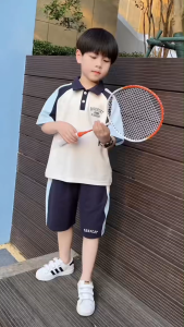 Terno for Kids Boy Cool Polo Active Wear comfy fabric 1-5yrs old C31