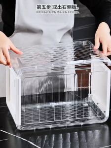 กล่องเก็บของใช้เด็ก วัสดุอะคริลิค กล่องเก็บของเด็ก ความจุขนาดใหญ่ มีฝาปิดป้องกันฝุ่น เก็บขวดนม ชามช้อน อุปกรณ์เสริมอาหาร