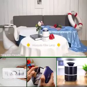 Đèn bắt muỗi thông minh dùng dây sạc USB tiện lợi Máy bắt muỗi đuổi muỗi Hiệu Quả Cao