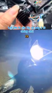 Đèn Pha LED Bi Cầu Mini T9 ZED LIGHT (Bản Mới 2025) - 65W Chân H4 Lắp Zin Cho Oto Xe Máy 1224V DC