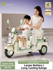 YIHECHUYAO | Child Parent Ride Together Toy Tricycle