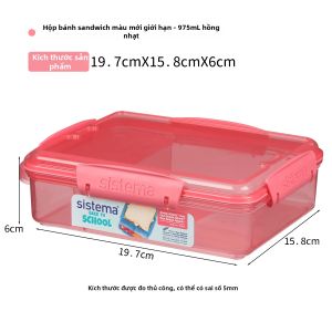 Sistema | Hộp Cơm Bento Nhẹ 975ml