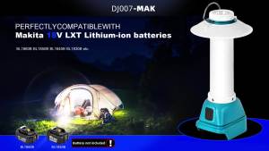 Đèn Lồng LED 800LM Cho Pin Makita LXT Đèn Cắm Trại Di Động USB/Type-C Sử Dụng Trong Trường Hợp Khẩn Cấp - Đèn Pin Tương Thích 14.4V-18V (Không Bao Gồm Pin)