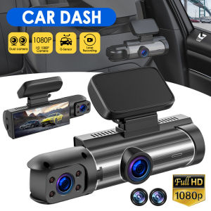 EKLEVA HD Car Dash Cam 3.16-inch Dual-lens Driving Recorder - Full HD 1080P, Night Vision, G-sensor, Wide-angle - WiFi Enabled