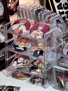 Bar Storage Box Stackable Transparent Multi-Functional Multi-Layer Cartoon Peripheral Badge Millet Display Rack