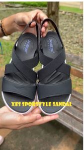 XES BSLM61182 Ladies Outdoor Sporty Sandals ( Black / Nude )