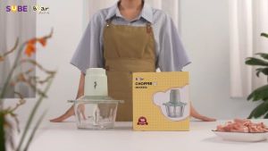 Máy Xay Thịt 18L Bear Đa Năng Xay Nhuyễn Nhanh Rau Củ Hạt Cứng Chịu Nhiệt Công Suất 300W SB-MX20A