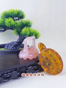 Turtle Meridian Massage Turtle Resin Smooth Round Skin-Friendly Anti-Slip Full Body Relax Meridian