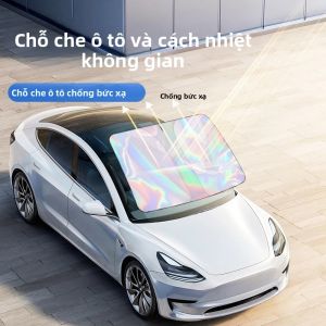 Ô Che Nắng Ô Tô Mùa Hè Bảo Vệ Kính Chắn Gió Nội Thất Cách Nhiệt Chất Liệu Polyester Phụ Kiện Che Nắng