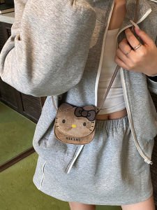 Túi Đeo Chéo Hình Mèo Hoạt Hình Cho Trẻ Em Túi Đeo Vai Đơn Cho Bé Gái Túi Xách Trẻ Sơ Sinh Khi Đi Chơi Túi Đeo Hông Hình Mèo Hoạt Hình