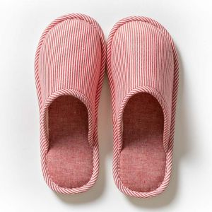 Dép Lười Vải Lanh Mùa Thu Cho Nam Và Nữ Dép Lót Bằng Cotton Chống Trượt Trong Nhà Dép Lót Bằng Vải Cotton Mềm Cho Cả Nam Và Nữ