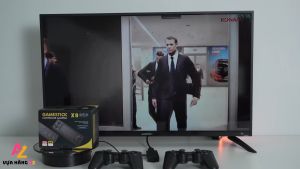 Máy Chơi Game Stick Vàng X9 - máy chơi game cầm tay cấu hình cao Ram 2GB 40000 Game: đấu trường thú bộ đội Cadillac