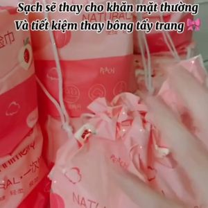 Giấy Lau Mặt Dùng 1 Lần - Khăn Mặt Cotton Khô - Cuộn Tẩy Trang Lau Khô Lau Ướt Animery
