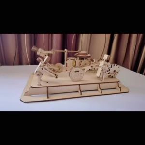 3D Wooden Puzzle Scale ModelDIY Model Kit Handcraft GiftHome DecorationMechanical Model Kit Building Toy