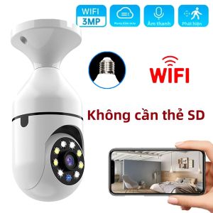 Camera IP WiFi 2MP Tuya Smart Home Camera An Ninh Không Dây Trong Nhà Camera Bóng Đèn Với Tính Năng Phát Hiện Con Người Và Giám Sát Từ Xa