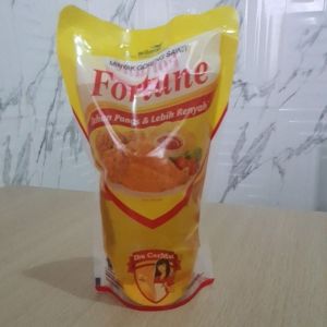 Fortune Minyak Goreng Reffil 1 literan-Minyak Goreng Fortune 1 liter-Minyak Goreng Fortune 1 Liter -sunco